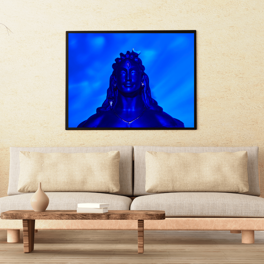 Adiyogi: The Cosmic Calm HD Acrylic Photo Print