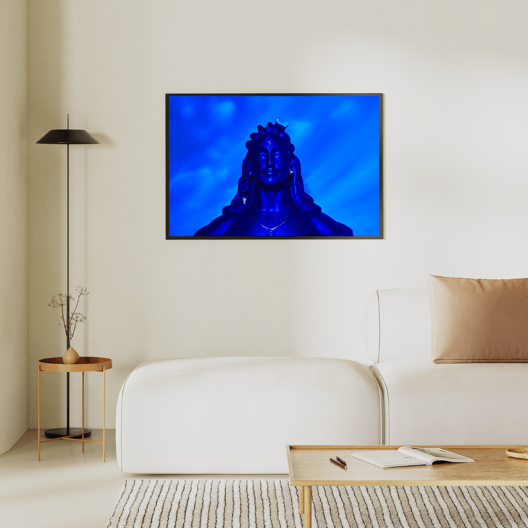 Adiyogi: The Cosmic Calm HD Acrylic Photo Print