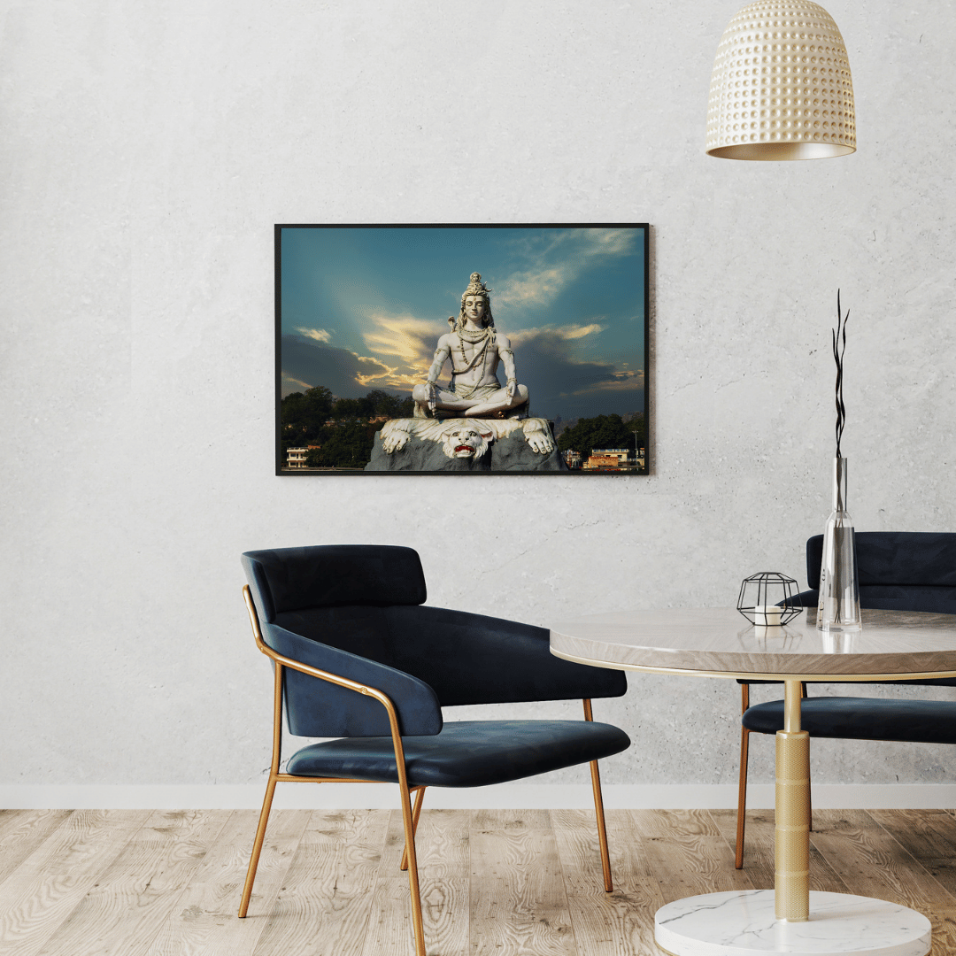 Adiyogi: The Silent Force HD Acrylic Photo Print