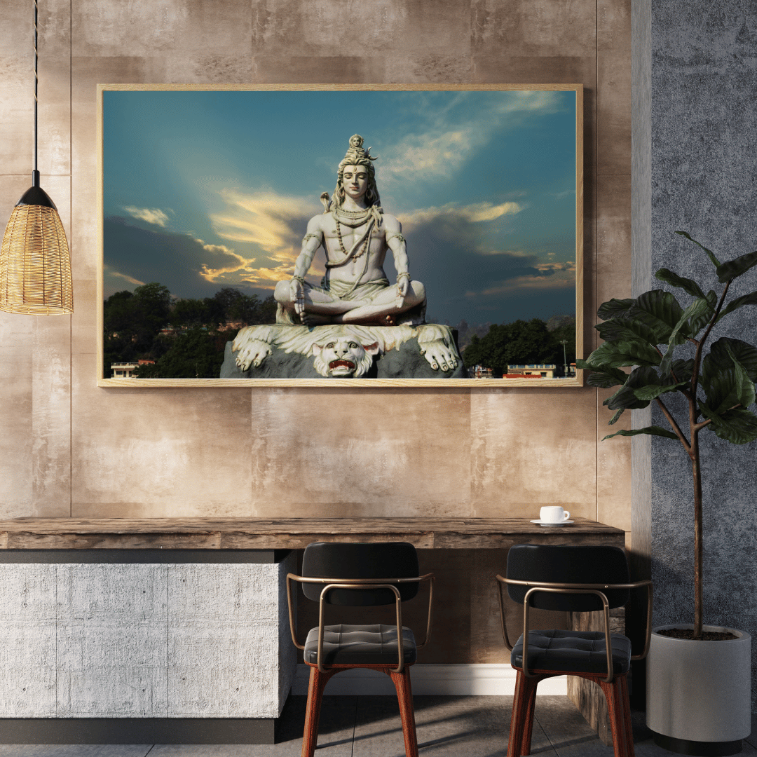 Adiyogi: The Silent Force HD Acrylic Photo Print