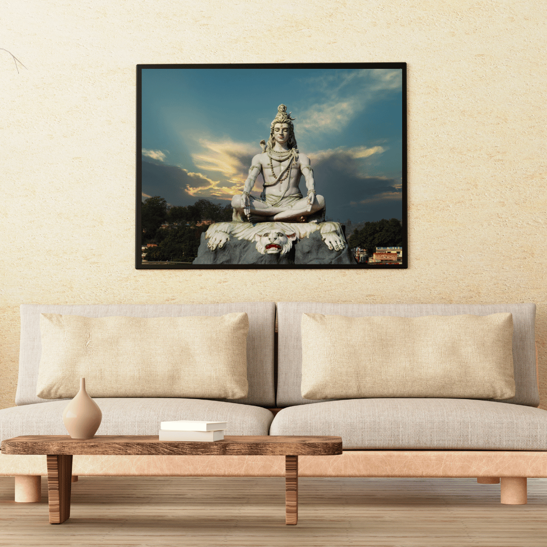 Adiyogi: The Silent Force HD Acrylic Photo Print