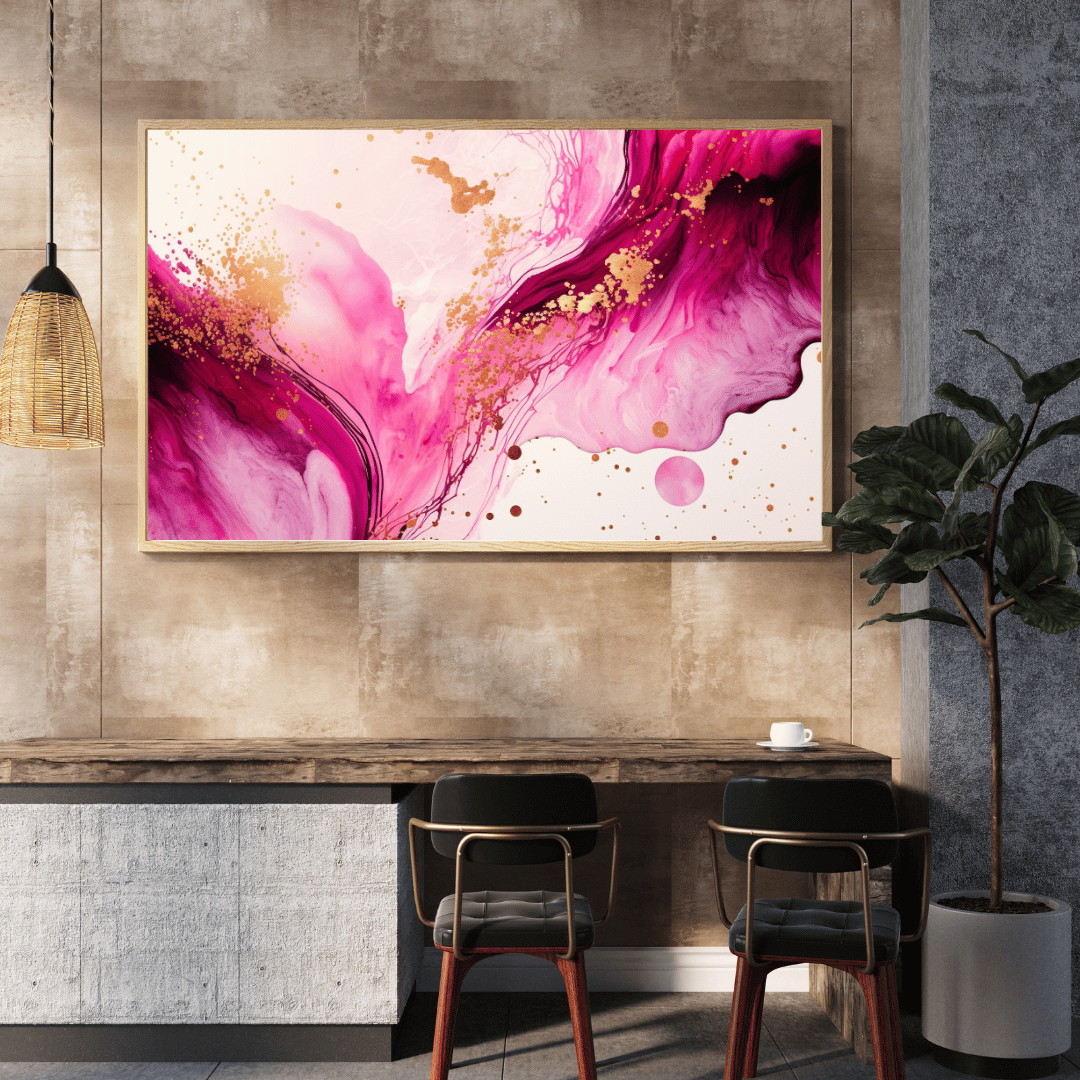 Blush Bloom Soft Pink Explosion HD Acrylic Photo Print