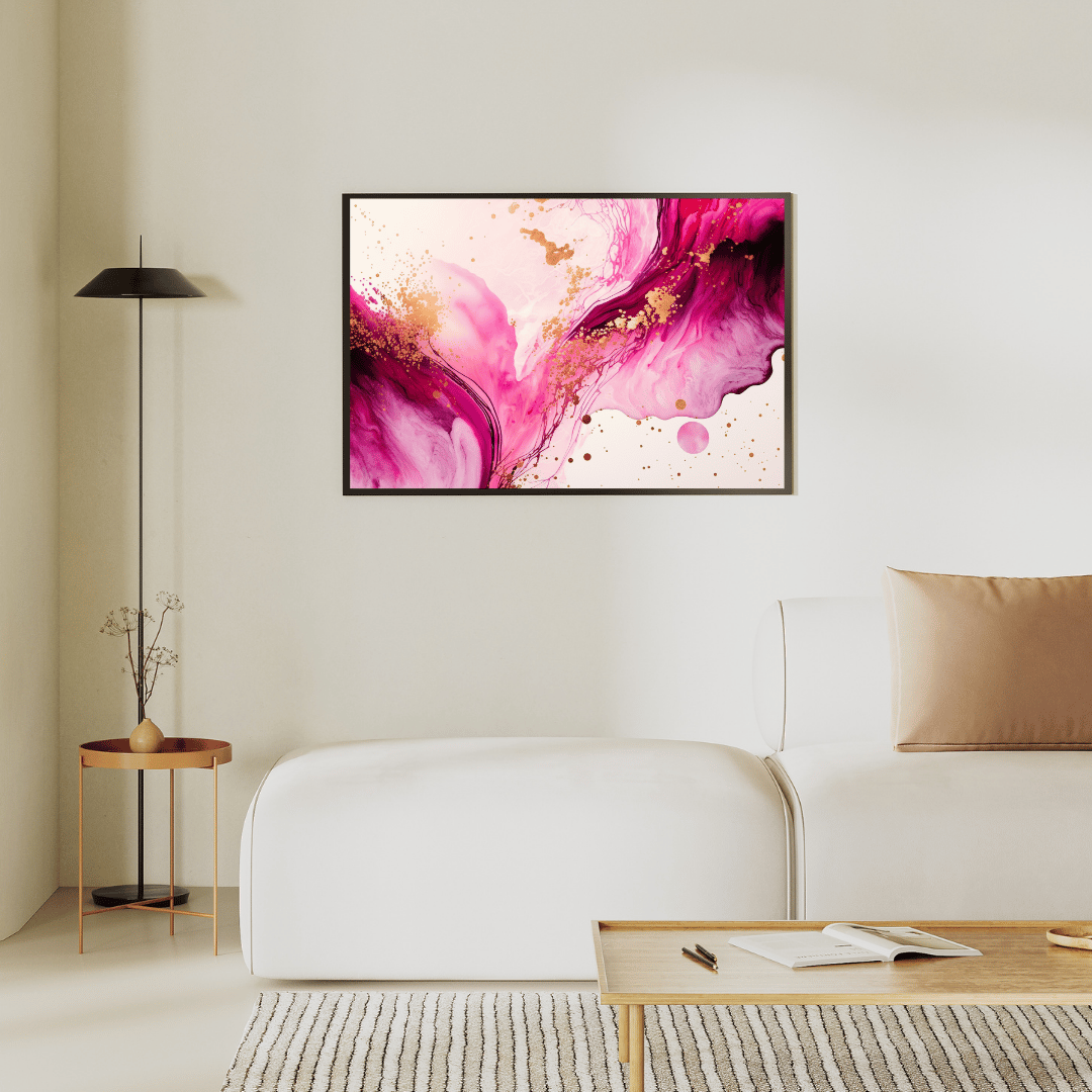 Blush Bloom Soft Pink Explosion HD Acrylic Photo Print