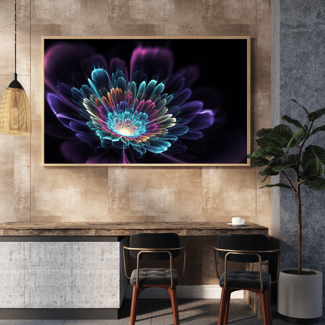Luminous Bloom Spectrum HD Acrylic Photo Print