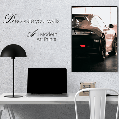 Track Whisper: Porsche in the Shadows Acrylic Print