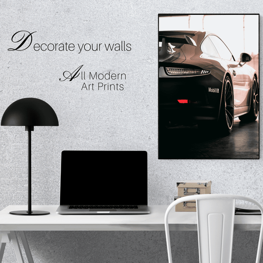 Track Whisper: Porsche in the Shadows Acrylic Print