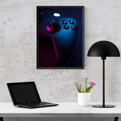 Neon Playmode: Gamer’s Glow Acrylic Wall Art