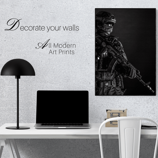 Shadow Operative: Tactical Precision Acrylic Print