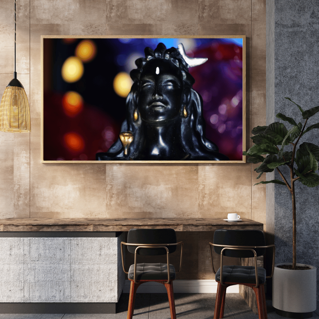 Lord Shiva: The Cosmic Meditator HD Acrylic Photo Print