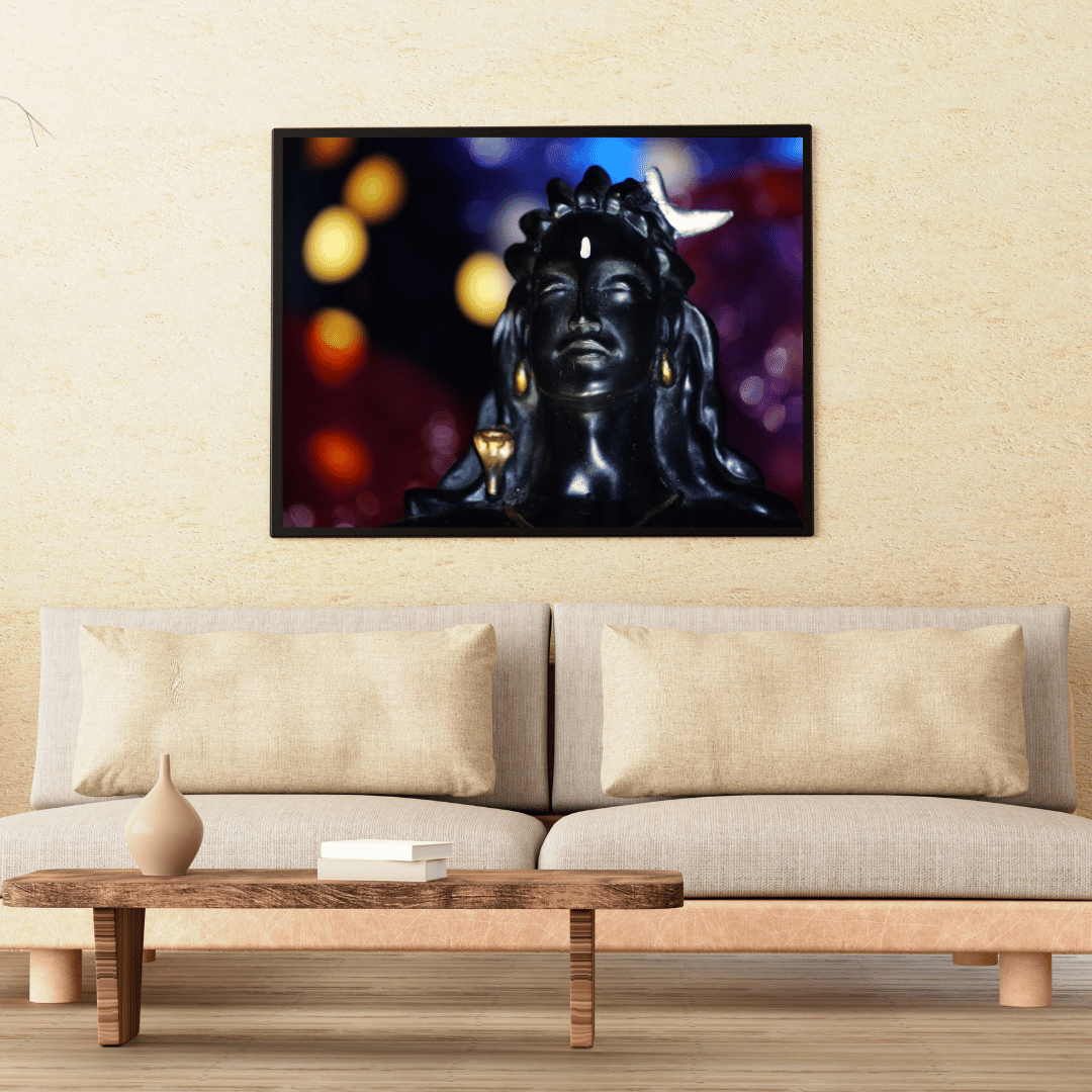 Lord Shiva: The Cosmic Meditator HD Acrylic Photo Print