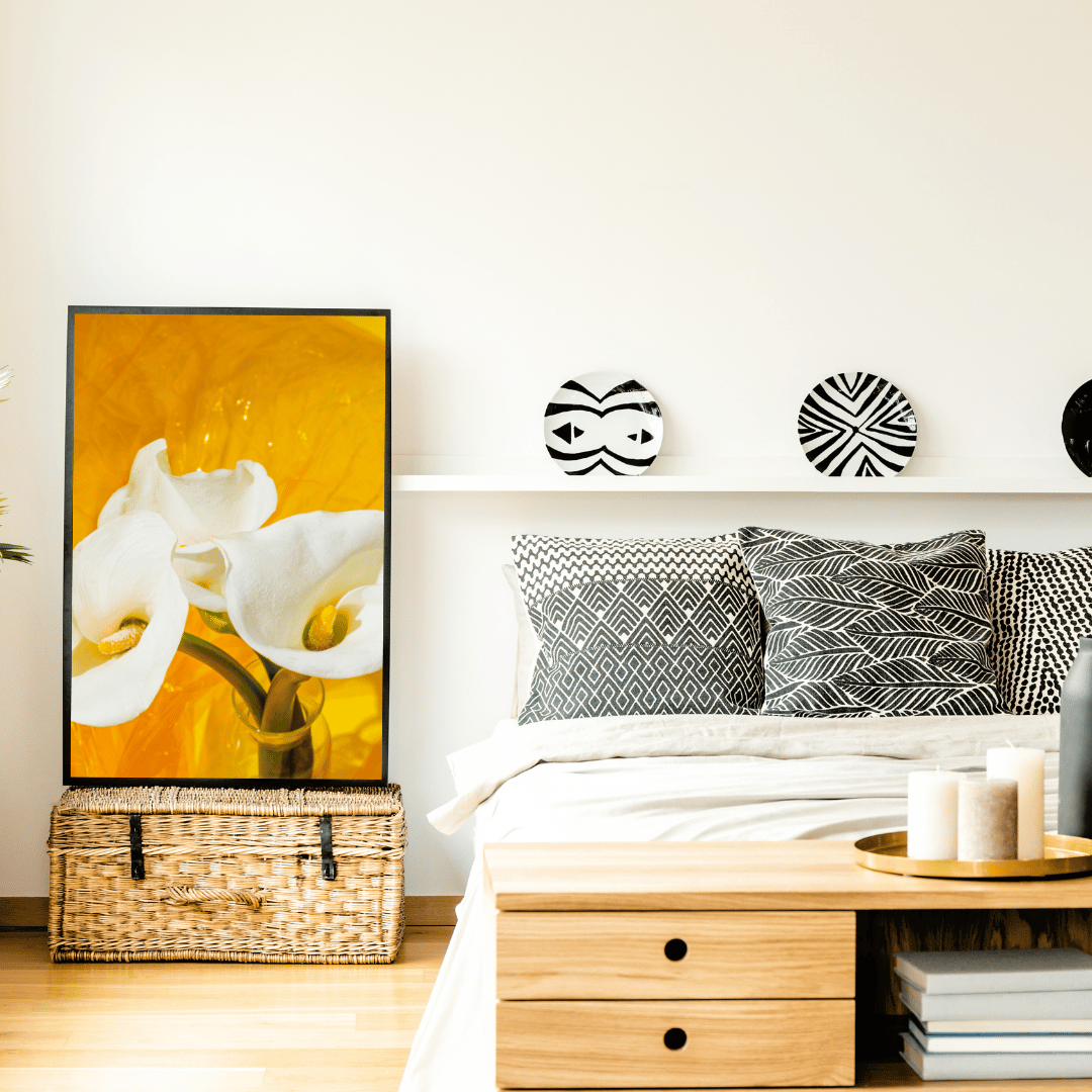 Golden Glow Calla Lily HD Acrylic Photo Print