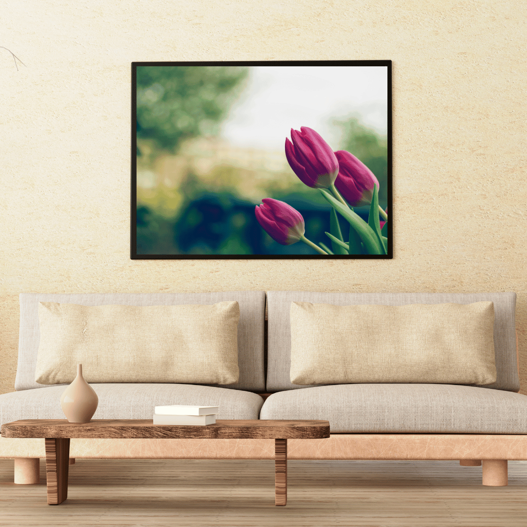 Whispers of Spring Tulips HD Acrylic Photo Print
