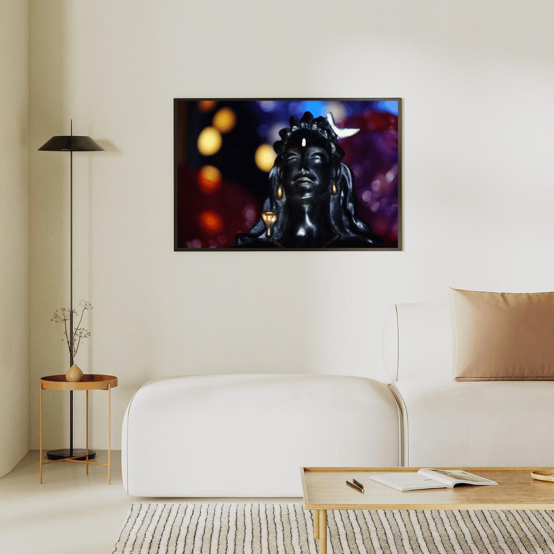 Lord Shiva: The Cosmic Meditator HD Acrylic Photo Print