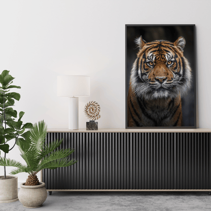 Eyes of the Wild: The Majestic Tiger HD Acrylic Photo Print