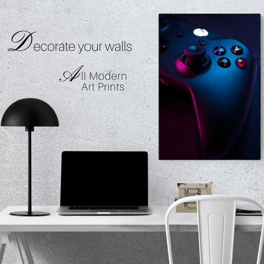 Neon Playmode: Gamer’s Glow Acrylic Wall Art