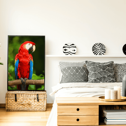 Tropical Majesty: Scarlet Macaw HD Acrylic Photo Print