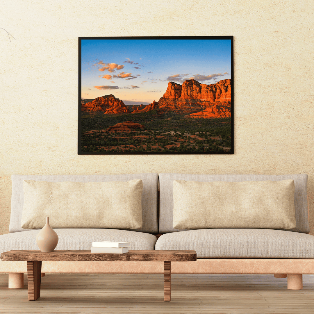 Desert Majesty: Sedona Red Rocks at Sunset Acrylic Print