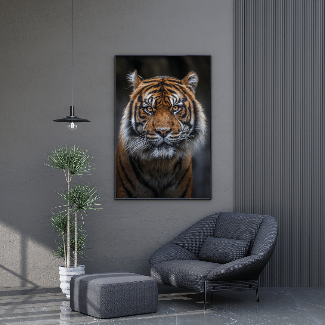 Eyes of the Wild: The Majestic Tiger HD Acrylic Photo Print
