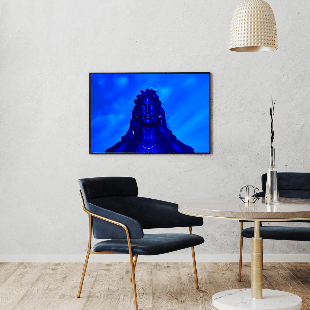 Adiyogi: The Cosmic Calm HD Acrylic Photo Print