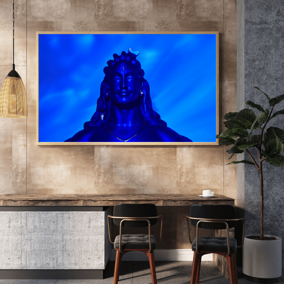 Adiyogi: The Cosmic Calm HD Acrylic Photo Print