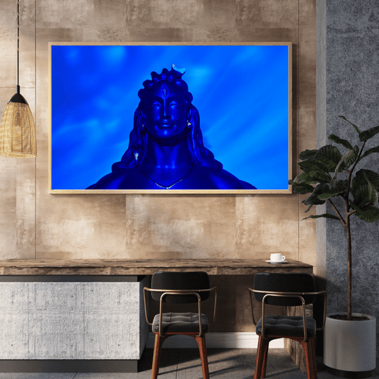 Adiyogi: The Cosmic Calm HD Acrylic Photo Print