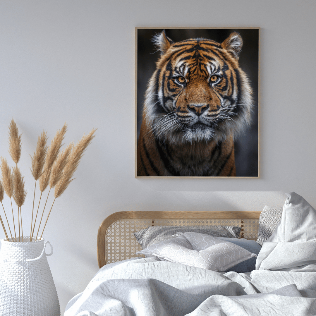 Eyes of the Wild: The Majestic Tiger HD Acrylic Photo Print