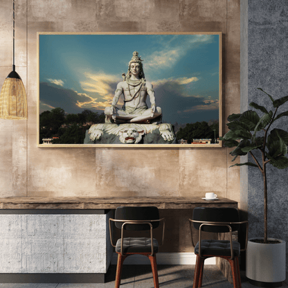 Adiyogi: The Silent Force HD Acrylic Photo Print