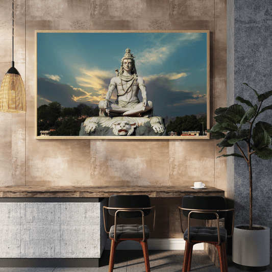 Adiyogi: The Silent Force HD Acrylic Photo Print