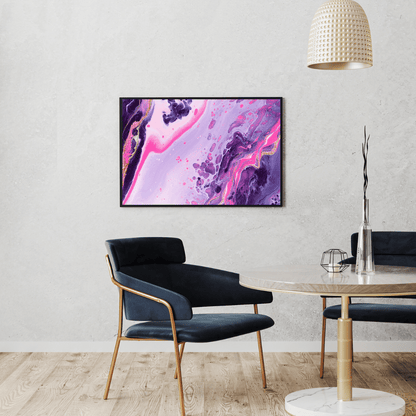 Velvet Bloom Abstract Art HD Acrylic Photo Print
