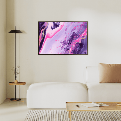 Velvet Bloom Abstract Art HD Acrylic Photo Print