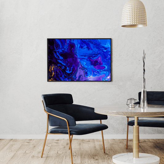 Celestial Drift Abstract Art HD Acrylic Photo Print