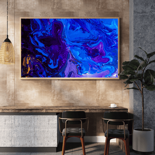 Celestial Drift Abstract Art HD Acrylic Photo Print