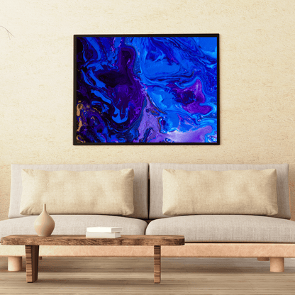 Celestial Drift Abstract Art HD Acrylic Photo Print