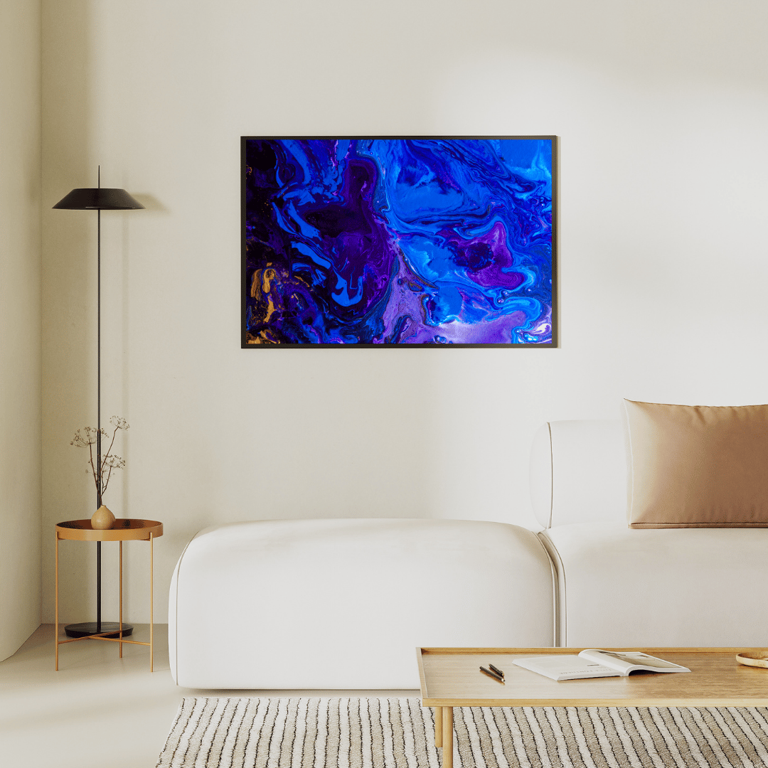 Celestial Drift Abstract Art HD Acrylic Photo Print