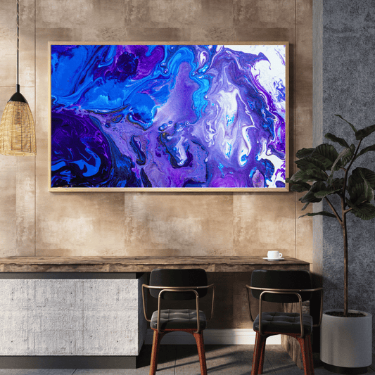 Electric Mirage Abstract Art HD Acrylic Photo Print