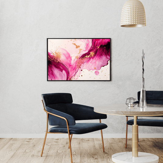 Blush Bloom Soft Pink Explosion HD Acrylic Photo Print
