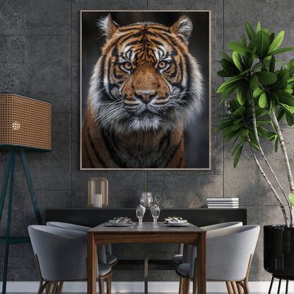 Eyes of the Wild: The Majestic Tiger HD Acrylic Photo Print