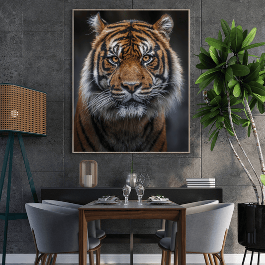 Eyes of the Wild: The Majestic Tiger HD Acrylic Photo Print