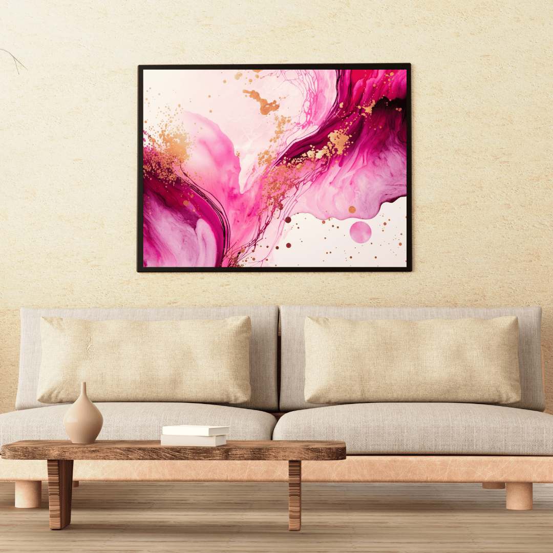 Blush Bloom Soft Pink Explosion HD Acrylic Photo Print