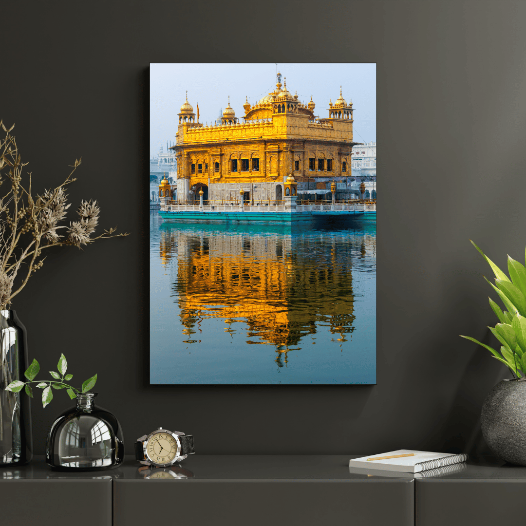 Reflection of Divinity Golden Temple Amritsar HD Acrylic Photo Print
