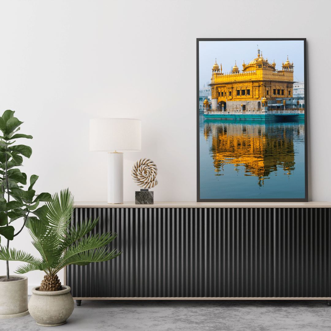 Reflection of Divinity Golden Temple Amritsar HD Acrylic Photo Print