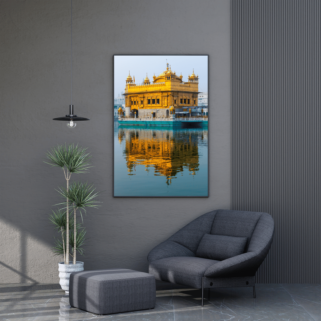 Reflection of Divinity Golden Temple Amritsar HD Acrylic Photo Print