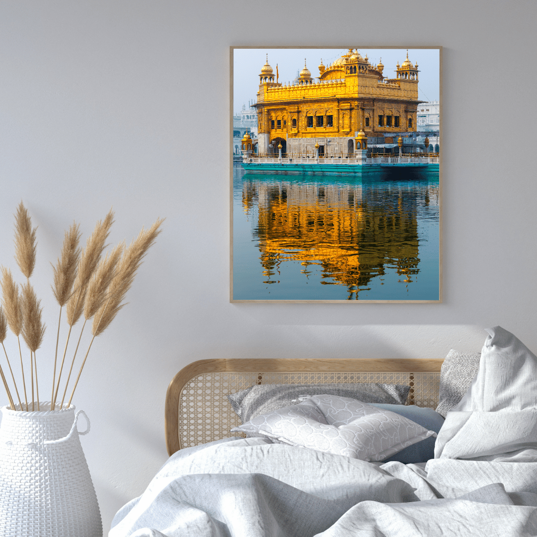 Reflection of Divinity Golden Temple Amritsar HD Acrylic Photo Print