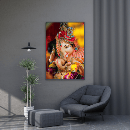 Lord Ganesha on Last Day of Festival HD Acrylic Photo Print