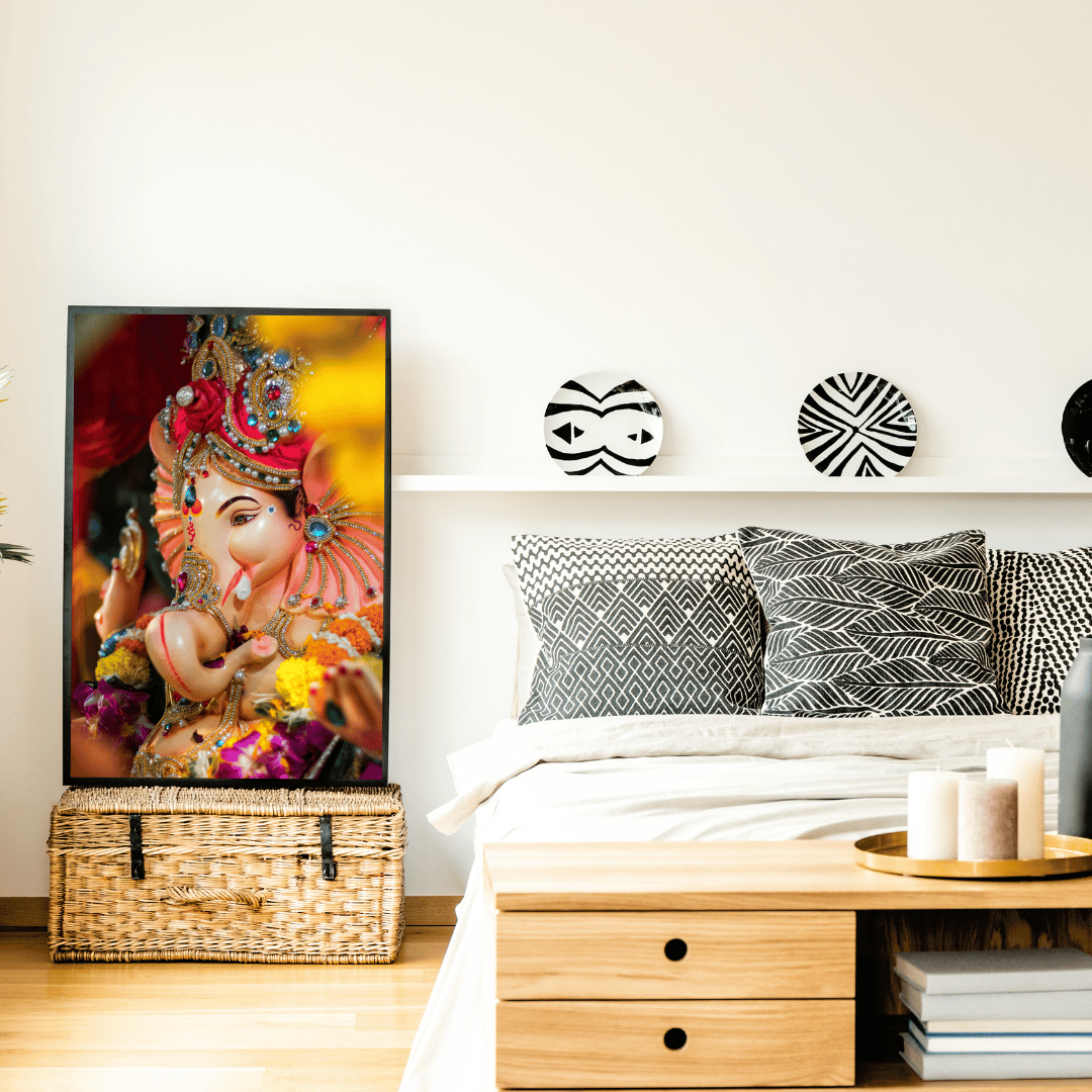 Lord Ganesha on Last Day of Festival HD Acrylic Photo Print
