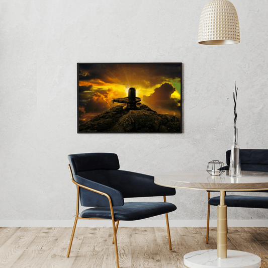Shivling: The Cosmic Symbol HD Acrylic Photo Print
