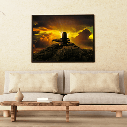Shivling: The Cosmic Symbol HD Acrylic Photo Print