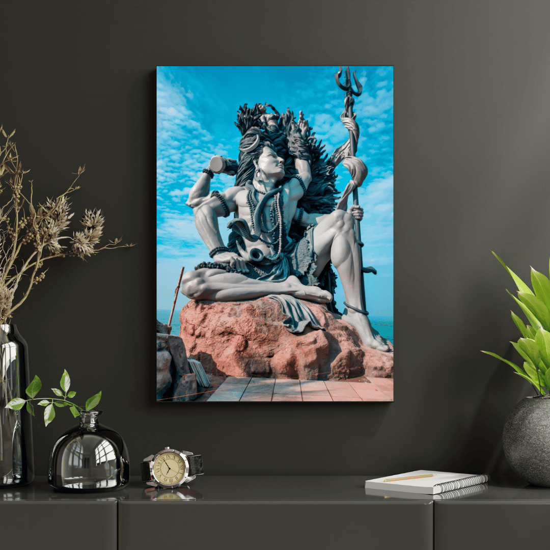 The Yogi of the Universe Lord Shiva HD Acrylic Photo Print