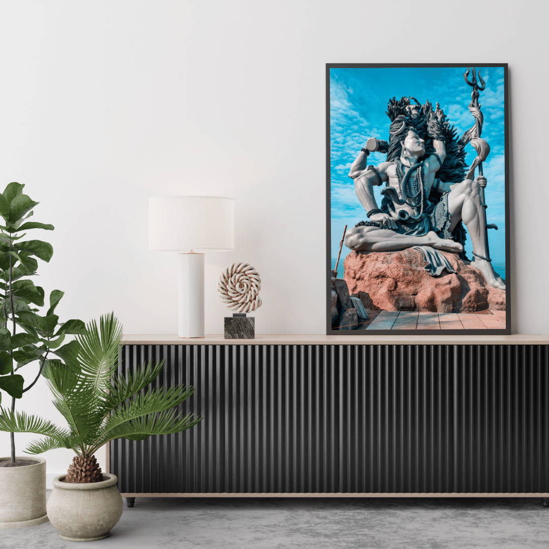 The Yogi of the Universe Lord Shiva HD Acrylic Photo Print