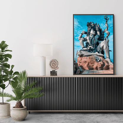 The Yogi of the Universe Lord Shiva HD Acrylic Photo Print